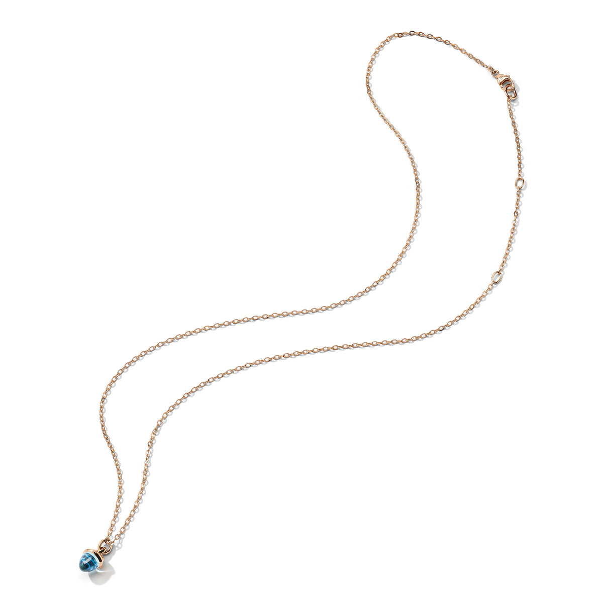 Tamara Comolli myMIKADO Halskette mit Swiss Topas (N-MM-ToSw-rg) aus Roségold mit Topas