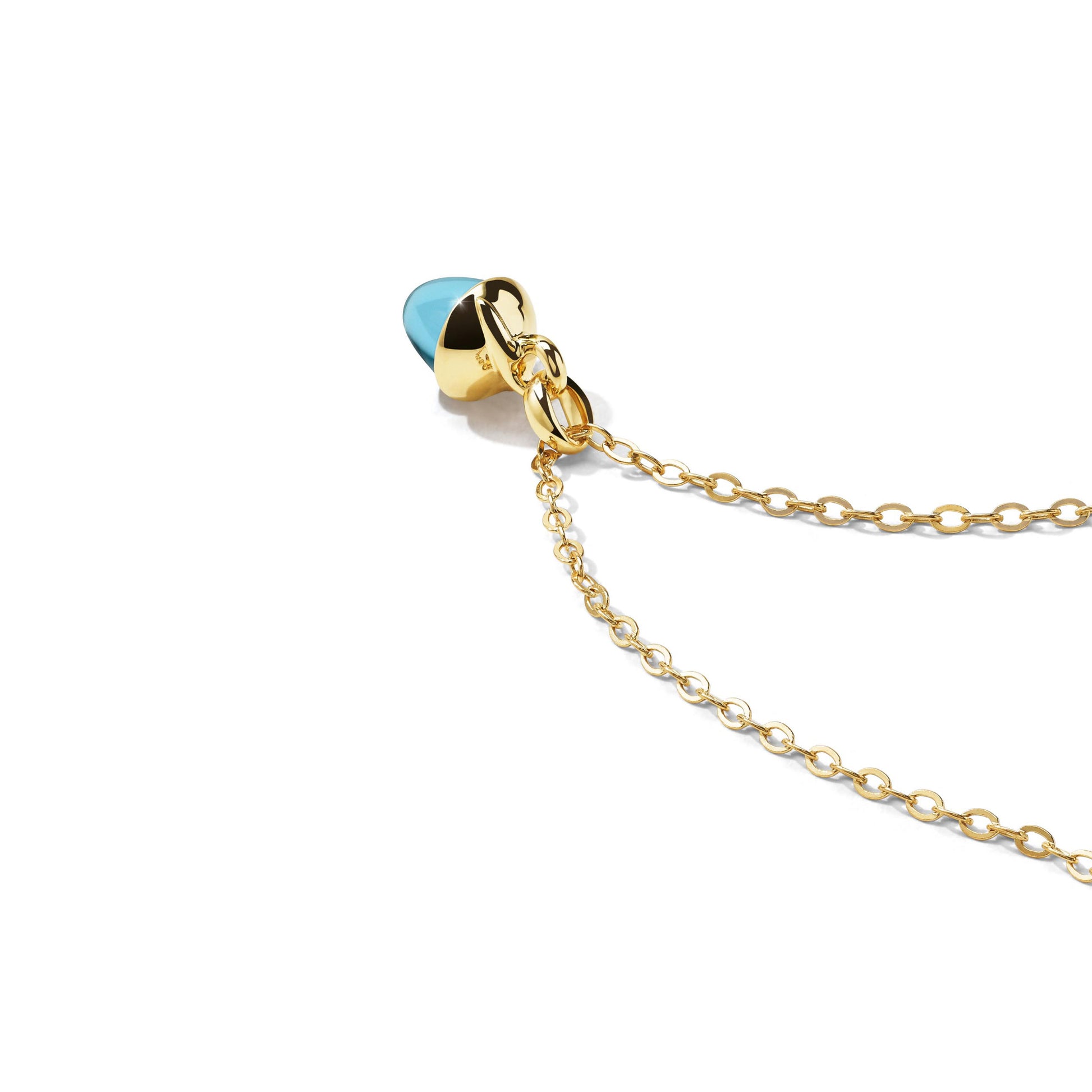 Tamara Comolli myMIKADO Halskette mit Swiss Topas (N-MM-ToSw-yg) aus Gelbgold mit Topas