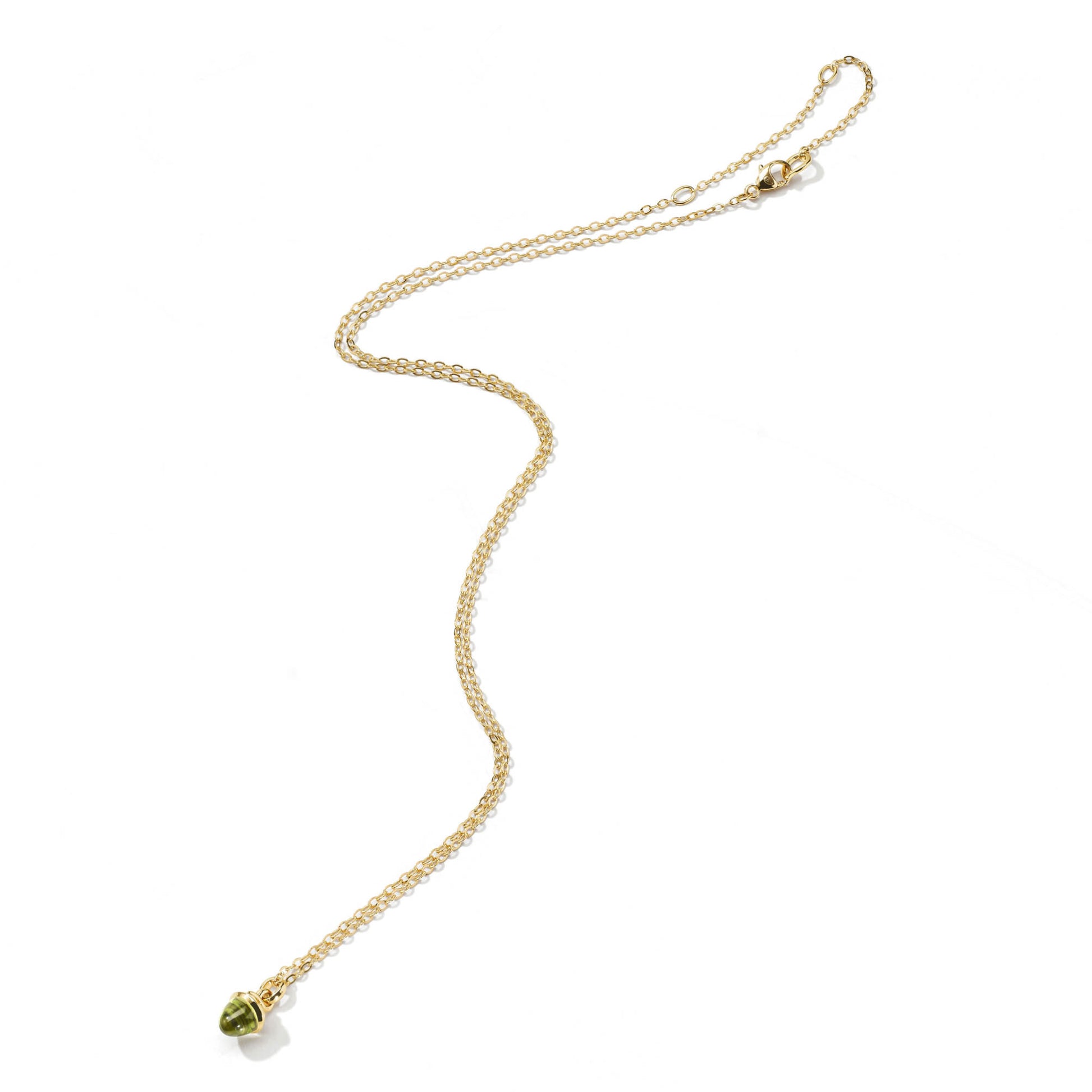 Tamara Comolli myMIKADO Halskette Peridot (N-MM-Per-yg) aus Gelbgold mit Peridot