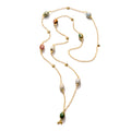 Tamara Comolli OCEAN JASPER Halskette (N-OJ-9-Ca-yg) aus Gelbgold mit Diamant und Ocean Jasper