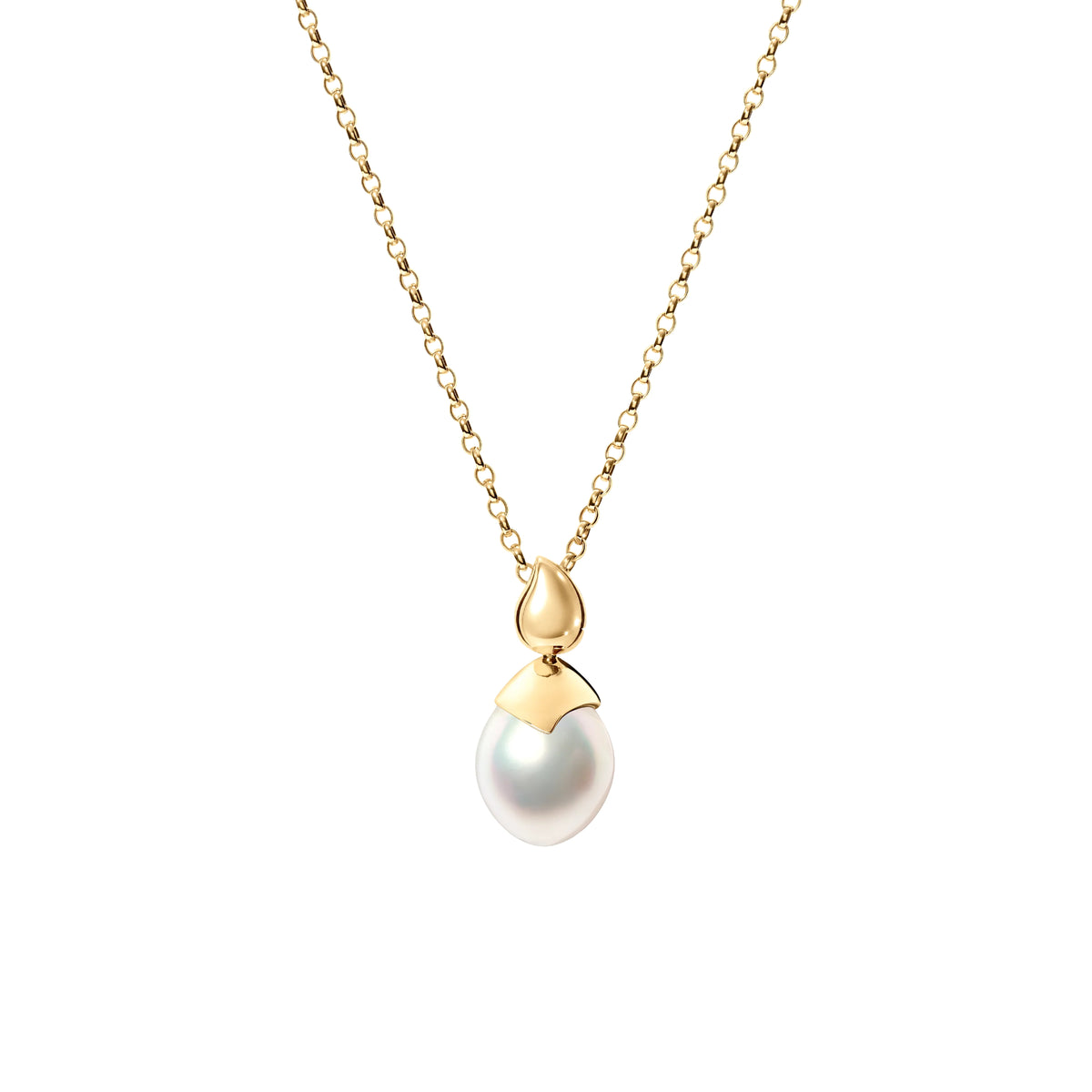 Tamara Comolli PEARL Anhänger (P-PRL-SSP15-yg) aus Gelbgold