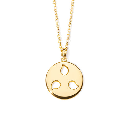 SAND DOLLAR Anhänger large 'Candy', Gelbgold • Edelsteine von Tamara Comolli (P-SD-l-yg)
