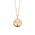 Tamara Comolli SAND DOLLAR Anhänger Large (P-SD-l-rg) aus Roségold mit Diamant, Rubin und Saphir