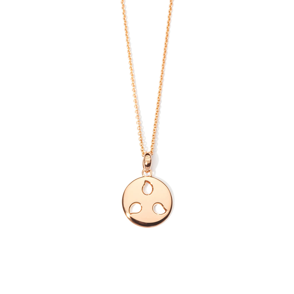 Tamara Comolli SAND DOLLAR Anhänger Small (P-SD-s-rg) aus Roségold mit Diamant