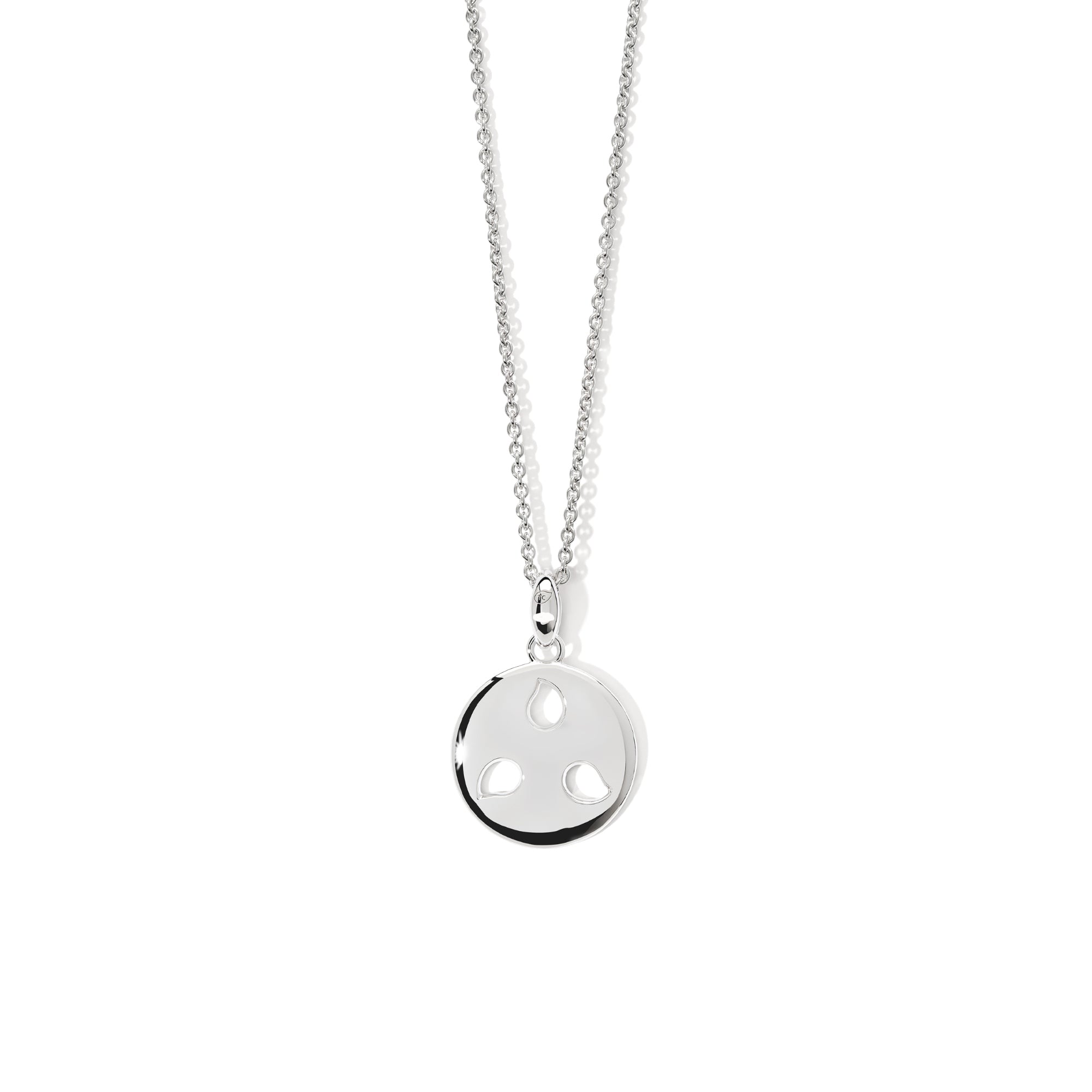 Tamara Comolli SAND DOLLAR Anhänger Small (P-SD-s-wg) aus Weißgold mit Diamant