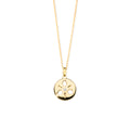 Tamara Comolli SAND DOLLAR Anhänger Small (P-SD-s-yg) aus Gelbgold mit Diamant
