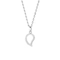 Tamara Comolli SIGNATURE Anhänger Small (P-Sig-s-pl-wg) aus Weißgold mit Diamant