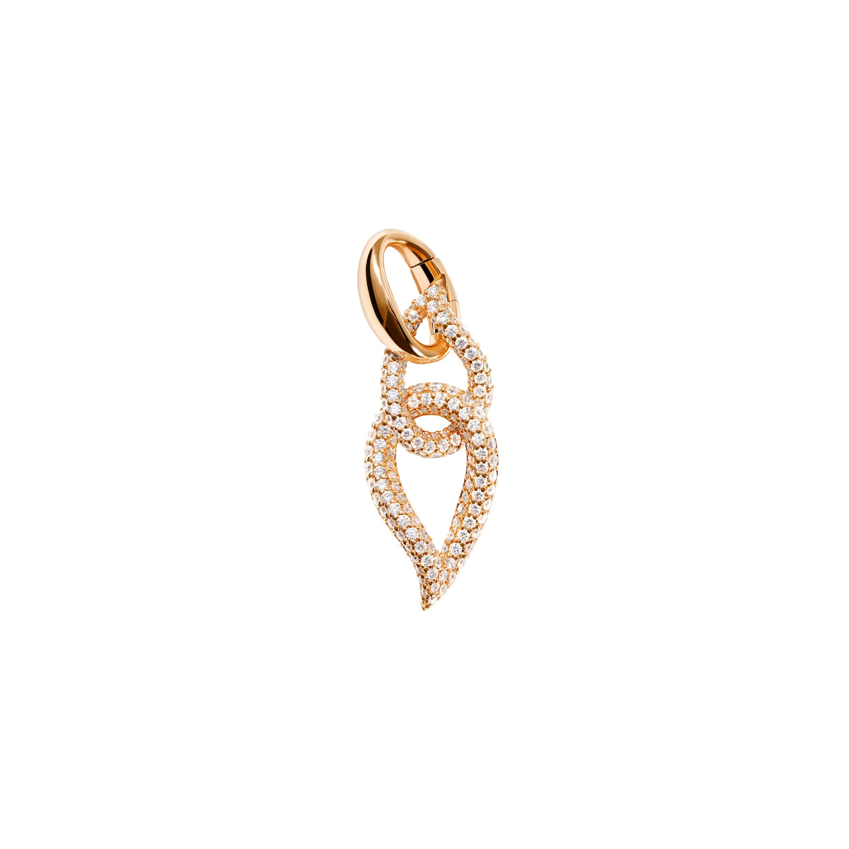 Tamara Comolli SIGNATURE Double Drop Link (A-SIG-DDr-p-rg) aus Roségold mit Diamant