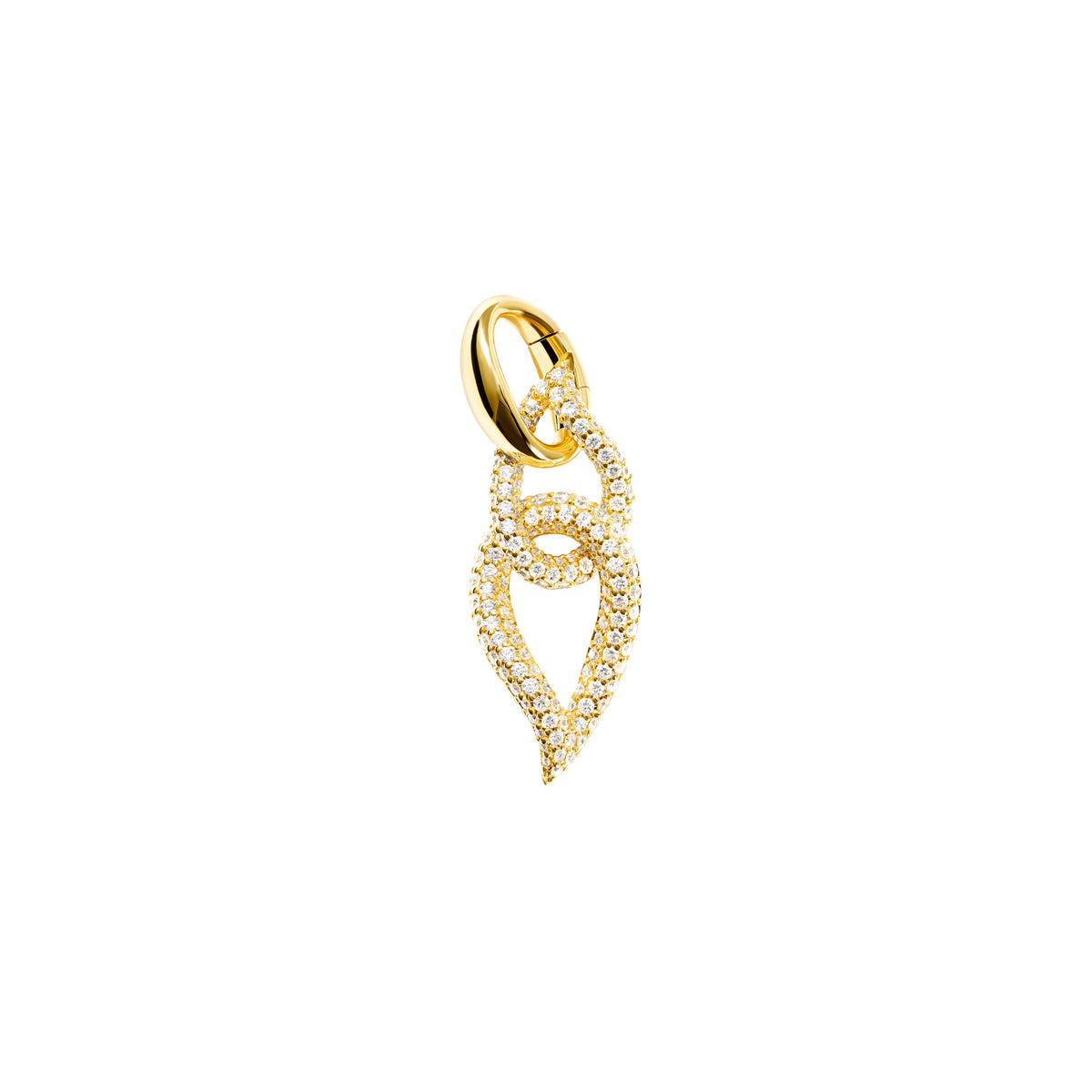 Tamara Comolli SIGNATURE Double Drop Link (A-SIG-DDr-p-yg) aus Gelbgold mit Diamant