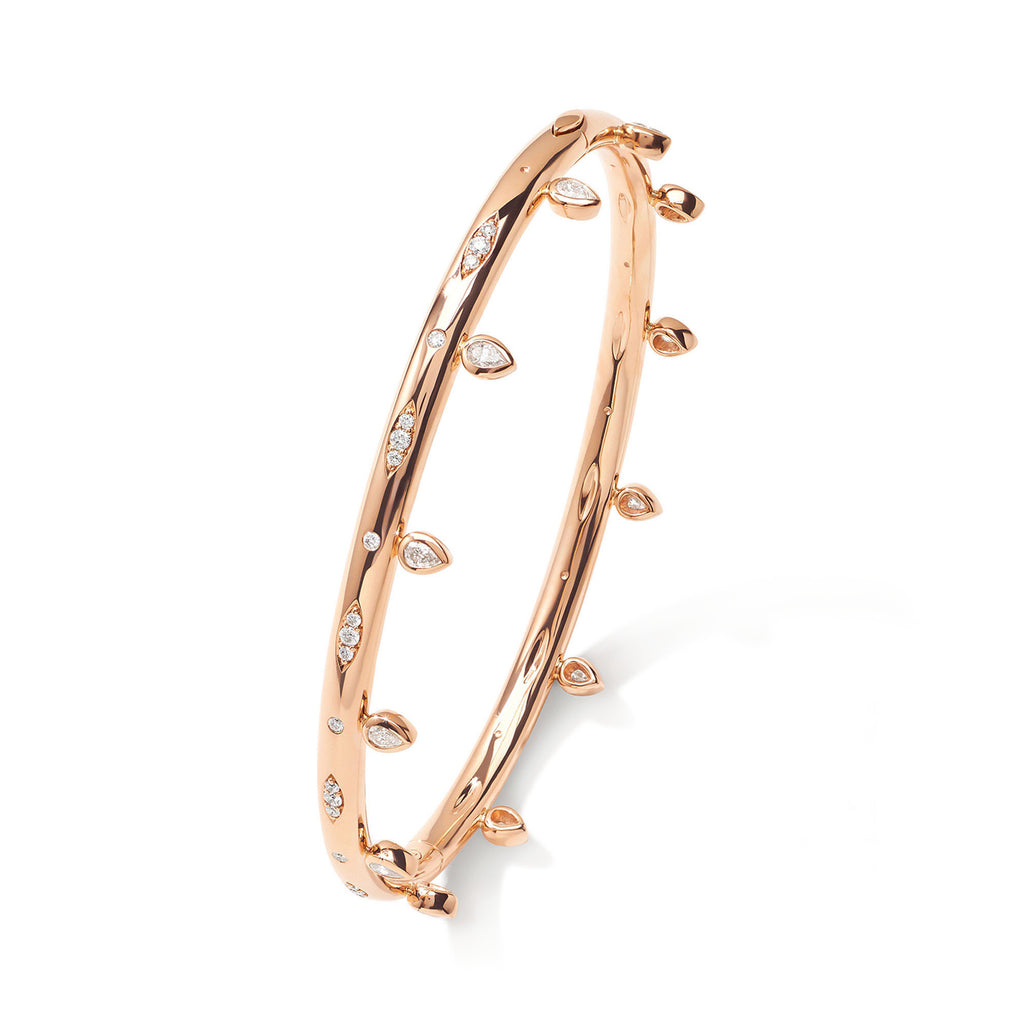 Tamara Comolli SIGNATURE Drop Armreif mit Diamanten (BA-SIG-Dr-17-rg) aus Roségold mit Diamant