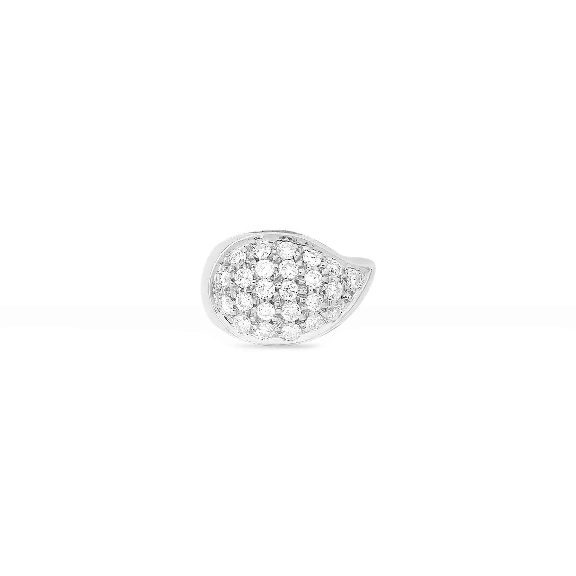 Tamara Comolli SIGNATURE Drop Schließe (A-Dr-p-wg) aus Weißgold mit Diamant