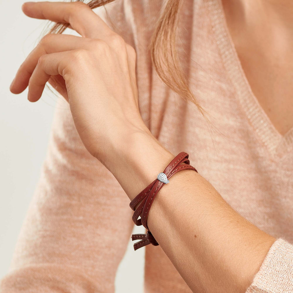 Tamara Comolli SIGNATURE Drop Schließe (A-Dr-p-wg) aus Weißgold mit Diamant