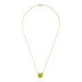 Tamara Comolli SIGNATURE Halskette 2 Drops (N-Sig-2Dr-Per-p-yg) aus Gelbgold mit Diamant und Peridot