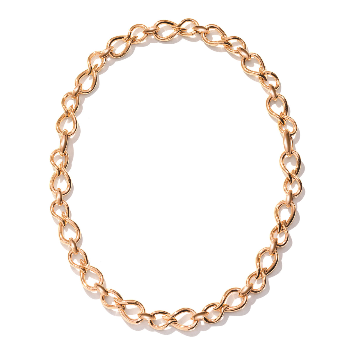 Tamara Comolli SIGNATURE Halskette Double Drop (N-SIG-DDr-49-rg) aus Roségold