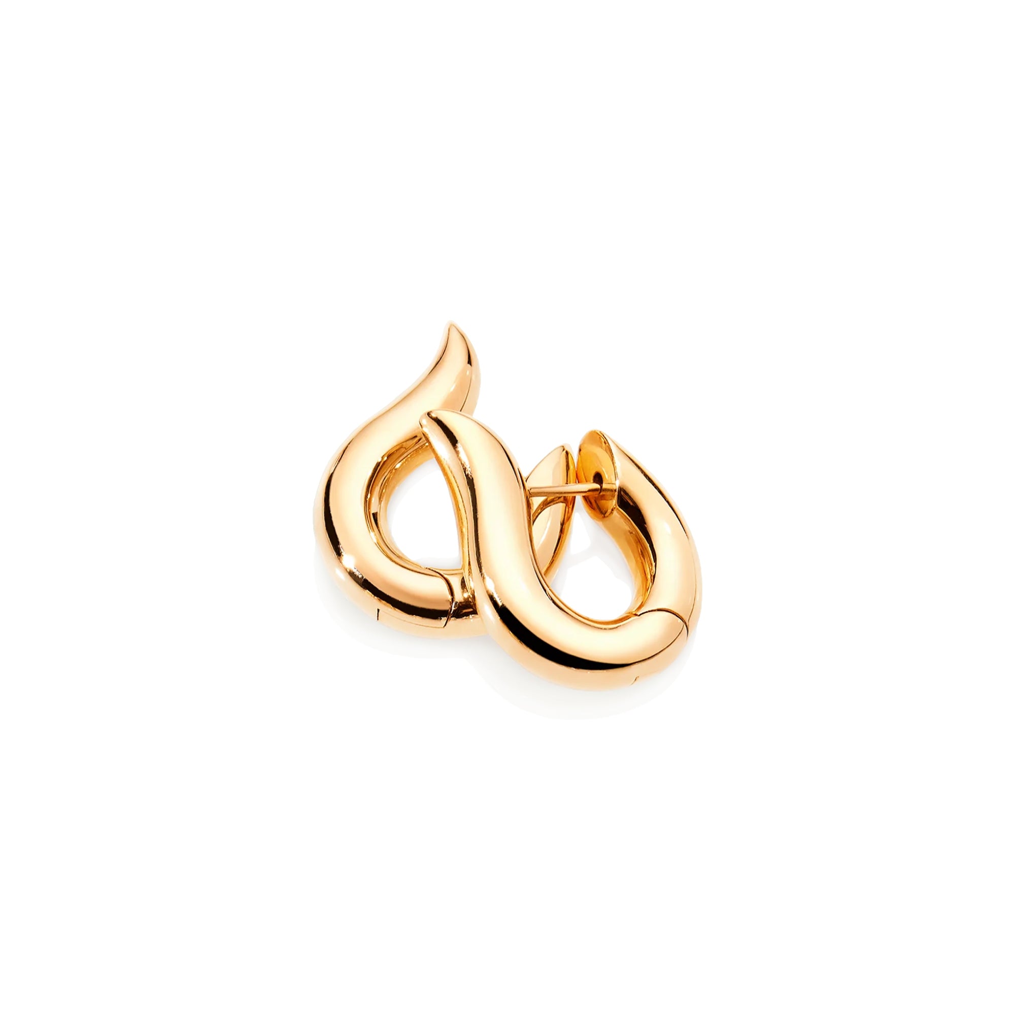 Tamara Comolli SIGNATURE Hoop Ohrringe (E-Ho-l-yg) aus Gelbgold