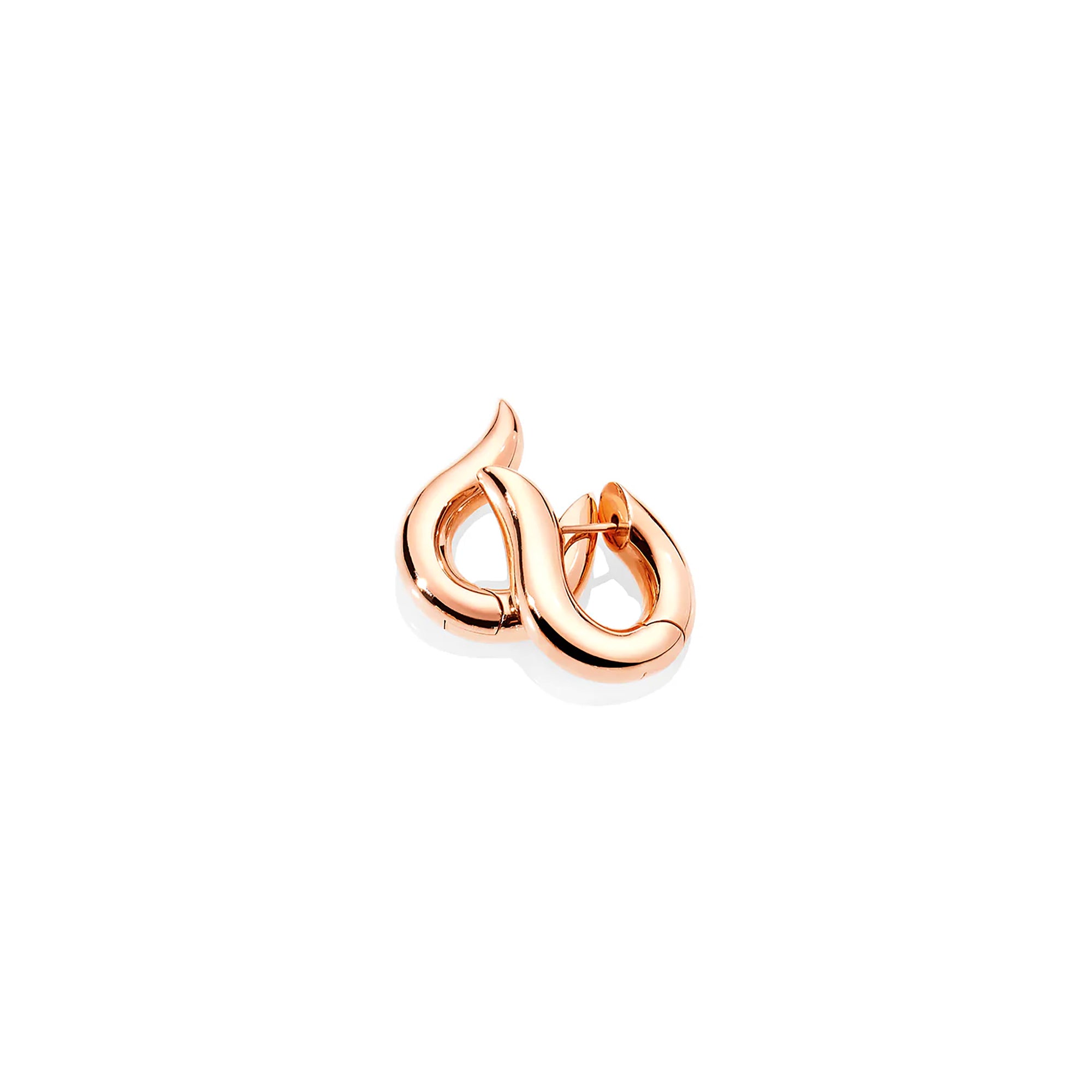 Tamara Comolli SIGNATURE Hoop Ohrringe Medium (E-Ho-m-rg) aus Roségold