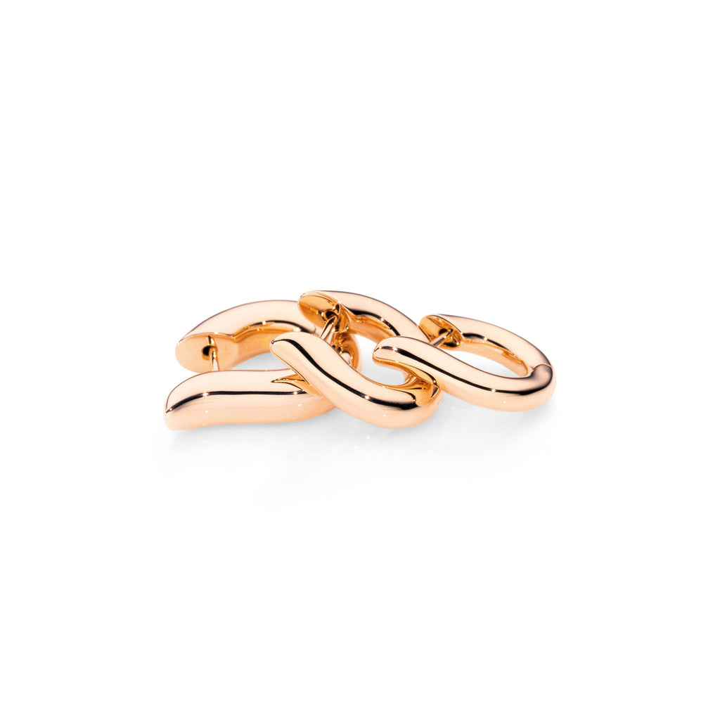 Tamara Comolli SIGNATURE Hoop Ohrringe Small (E-Ho-s-rg) aus Roségold