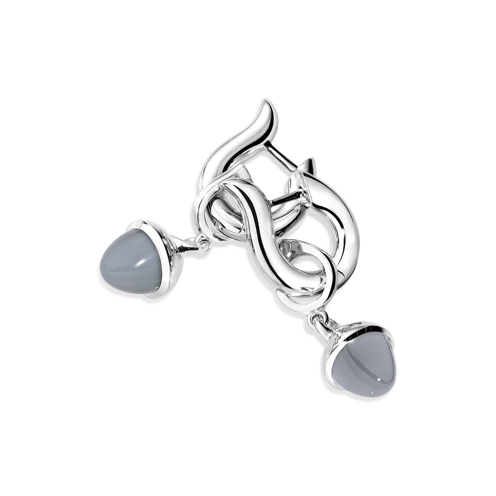 Tamara Comolli SIGNATURE Hoop Ohrringe Small (E-Ho-s-wg) aus Weißgold