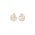 Tamara Comolli SIGNATURE Large Ohrringe mit Diamant Pavé (E-Sig-l-p-rg) aus Roségold mit Diamant