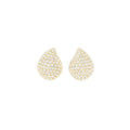 Tamara Comolli SIGNATURE Large Ohrringe mit Diamant Pavé (E-Sig-l-p-yg) aus Gelbgold mit Diamant