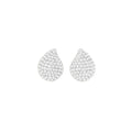 Tamara Comolli SIGNATURE Large Ohrstecker mit Diamant Pavé (E-Sig-l-p-wg) aus Weißgold mit Diamant