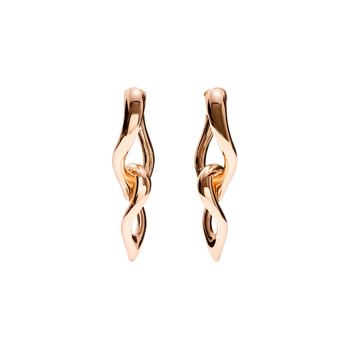 Tamara Comolli SIGNATURE Ohrringe (E-SIG-Ho-2TDr-rg) aus Roségold