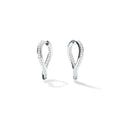 Tamara Comolli SIGNATURE Ohrringe Hoop Drop (E-Sig-Ho-TDr-p-wg) aus Weißgold mit Diamant