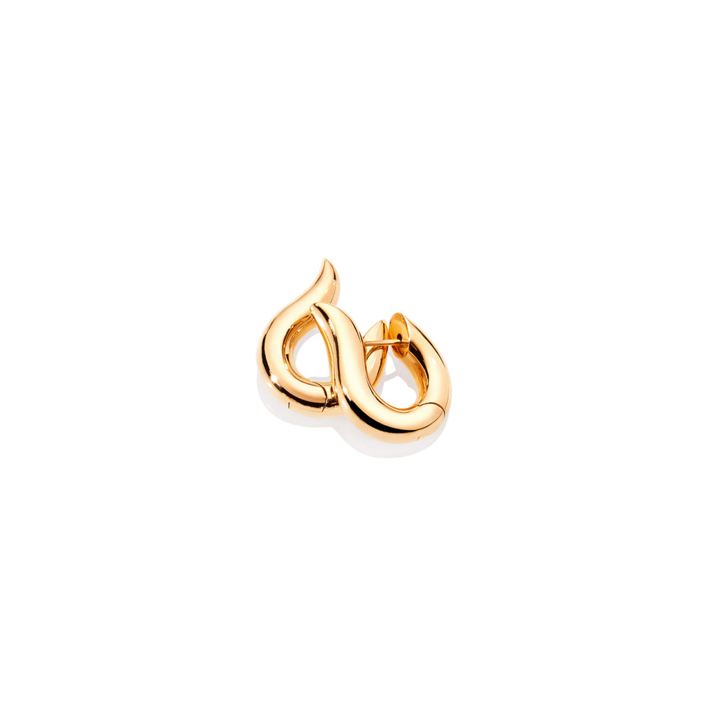 Tamara Comolli SIGNATURE Ohrringe Hoop medium (E-Ho-m-yg) aus Gelbgold