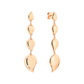 Tamara Comolli SIGNATURE Wave 4 Tropfenelemente Ohrhänger (E-Sig-Wave-4-rg) aus Roségold