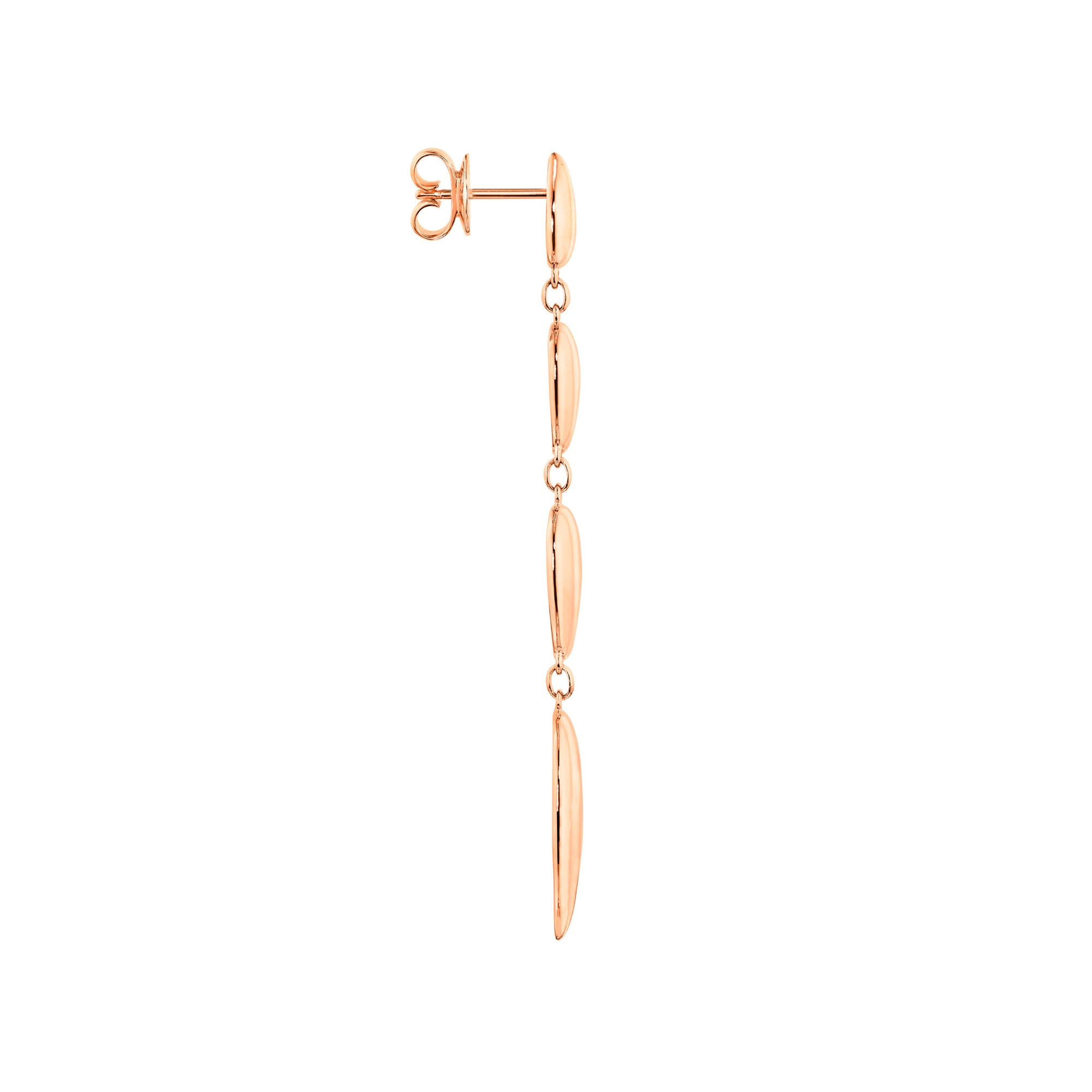 Tamara Comolli SIGNATURE Wave 4 Tropfenelemente Ohrhänger (E-Sig-Wave-4-rg) aus Roségold