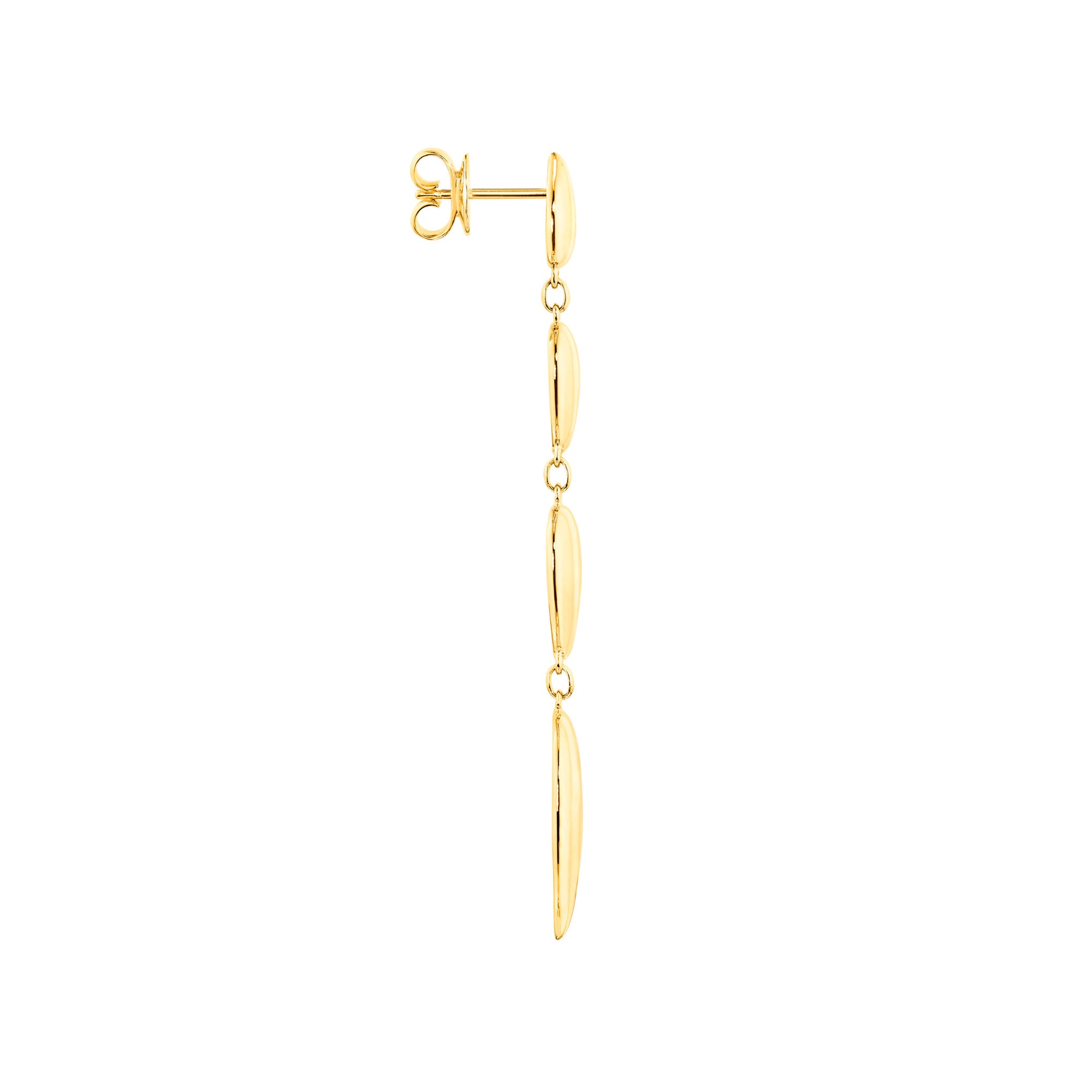 Tamara Comolli SIGNATURE Wave 4 Tropfenelemente Ohrhänger (E-Sig-Wave-4-yg) aus Gelbgold