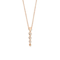 Tamara Comolli SNOWFLAKES Rivière Anhänger 'Classic' (P-SF-Riv-Cl-rg) aus Roségold mit Diamant