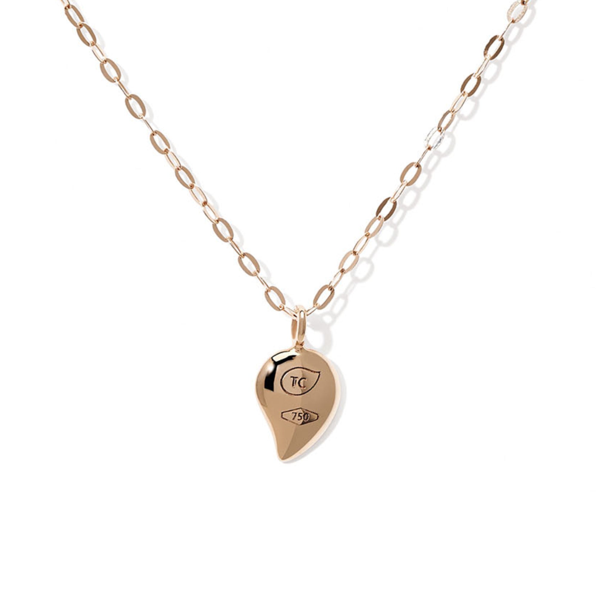 Tamara Comolli SPARKLE Drop Halskette (C-Spa-1-Dr-p-rg-45) aus Roségold mit Diamant