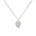 Tamara Comolli SPARKLE Drop Halskette (C-Spa-1-Dr-p-wg-45) aus Weißgold mit Diamant