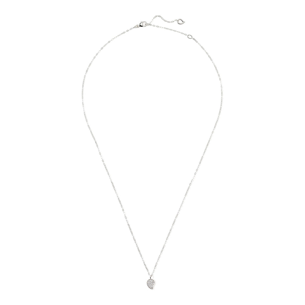 Tamara Comolli SPARKLE Drop Halskette (C-Spa-1-Dr-p-wg-45) aus Weißgold mit Diamant