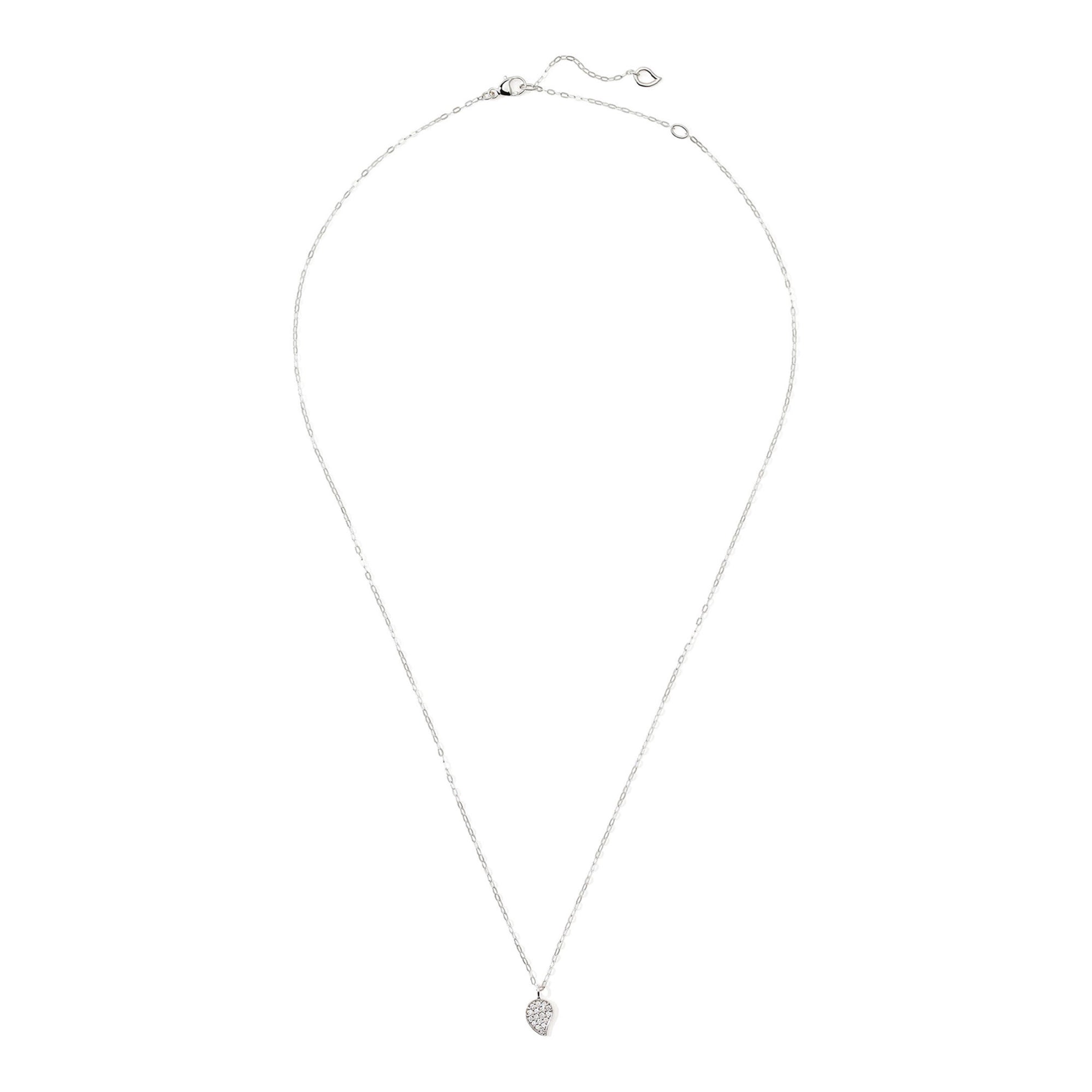 Tamara Comolli SPARKLE Drop Halskette (C-Spa-1-Dr-p-wg-45) aus Weißgold mit Diamant