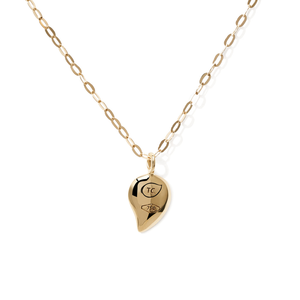 Tamara Comolli SPARKLE Drop Halskette (C-Spa-1-Dr-p-yg-45) aus Gelbgold mit Diamant