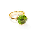 Tamara Comolli TULIP Ring Large mit Peridot (R-TUL-l-Per-yg) aus Gelbgold mit Peridot