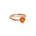Tamara Comolli TULIP Ring XS mit Mandarin Granat (R-TUL-xs-Man-rg) aus Roségold mit Granat