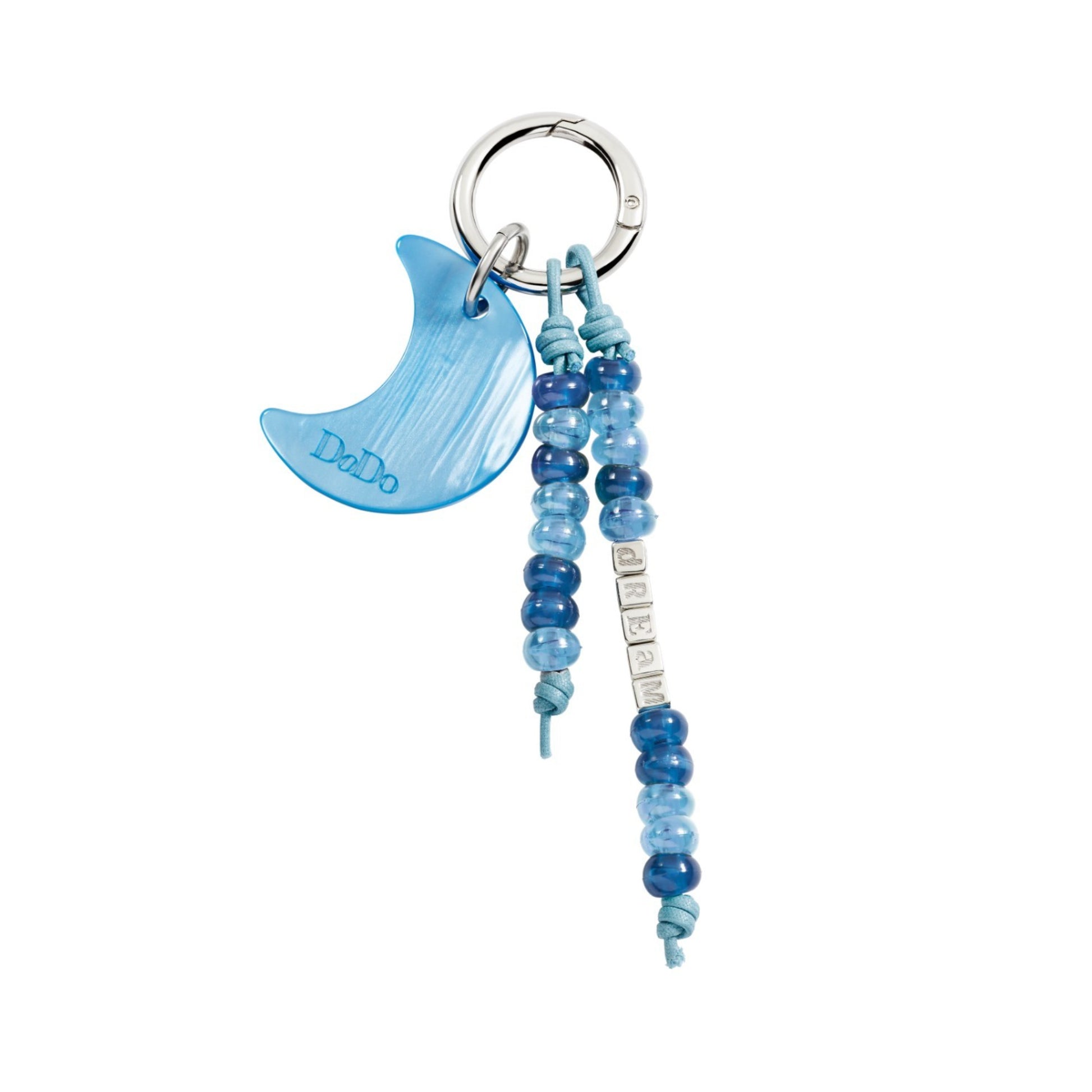 Taschenanhänger „Mond“ , Silber von DoDo (DVC5001-BAGMO-0AZAC)