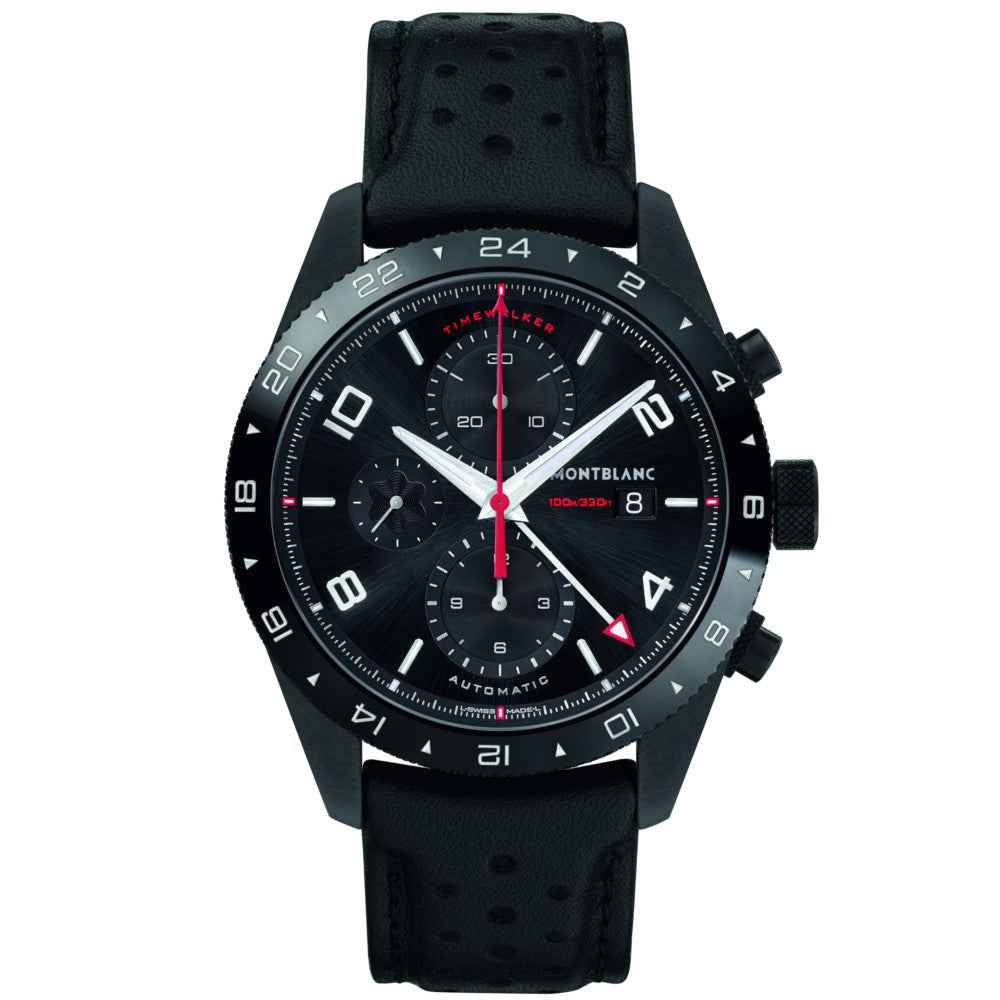 TimeWalker Chronograph UTC, Leder • Saphir von Montblanc (116102)