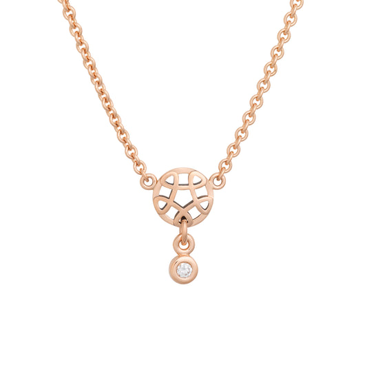 Toujours Ajour Halskette, Roségold • Diamant von Bron (8CR4419BR)