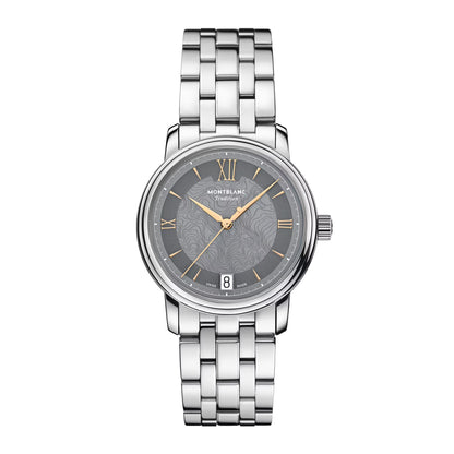 Tradition Automatic Date 32 mm, Edelstahl • Saphir von Montblanc (132317)
