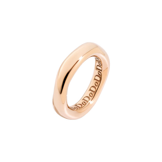 Unregelmäßiger Bandring Essentials, Roségold von DoDo (DAB6004-IRREG-0009R)