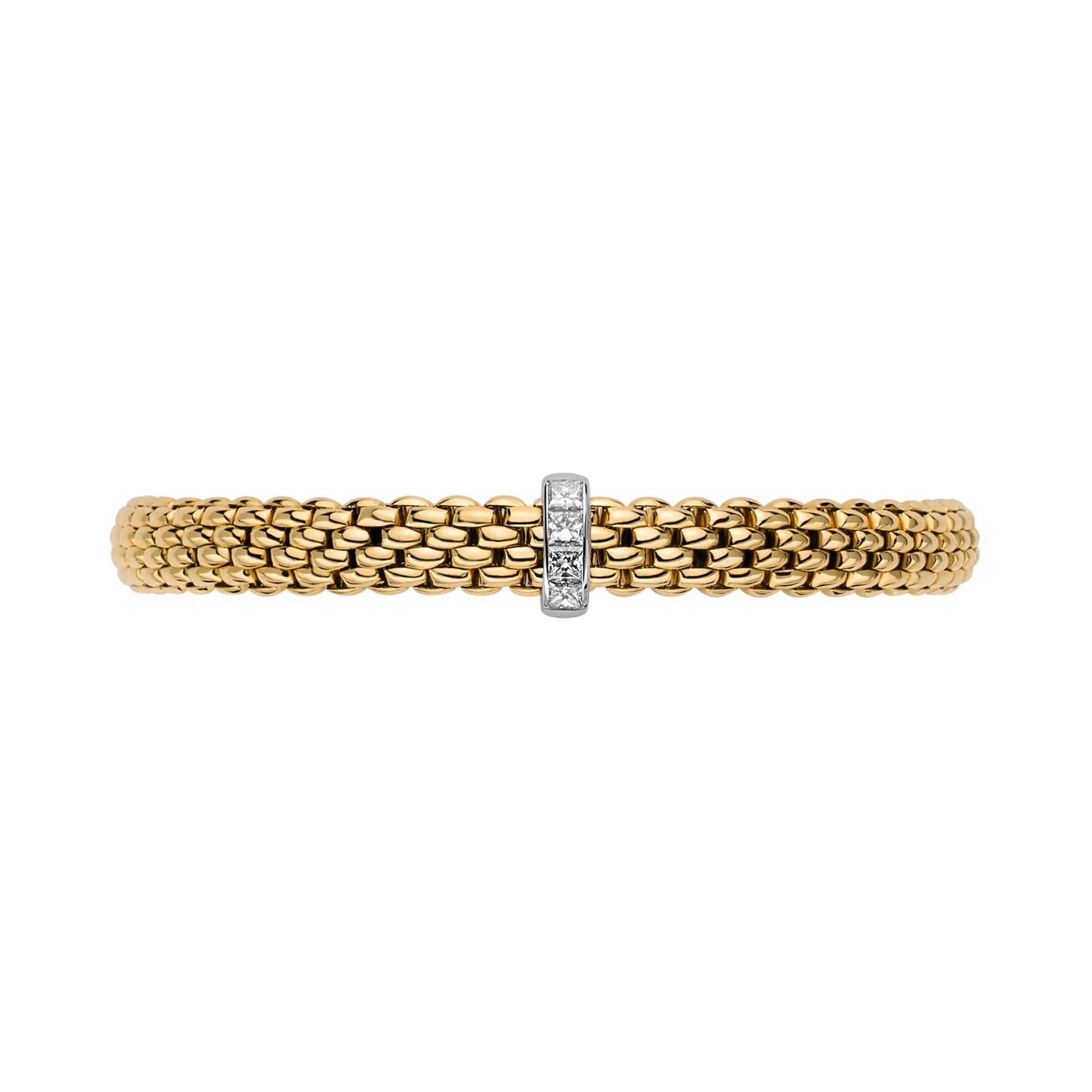 Vendôme Flex'it Armband mit Diamanten, Bicolor-Gold • Diamant von FOPE (58402BX_BB_G_XBX_0XS)