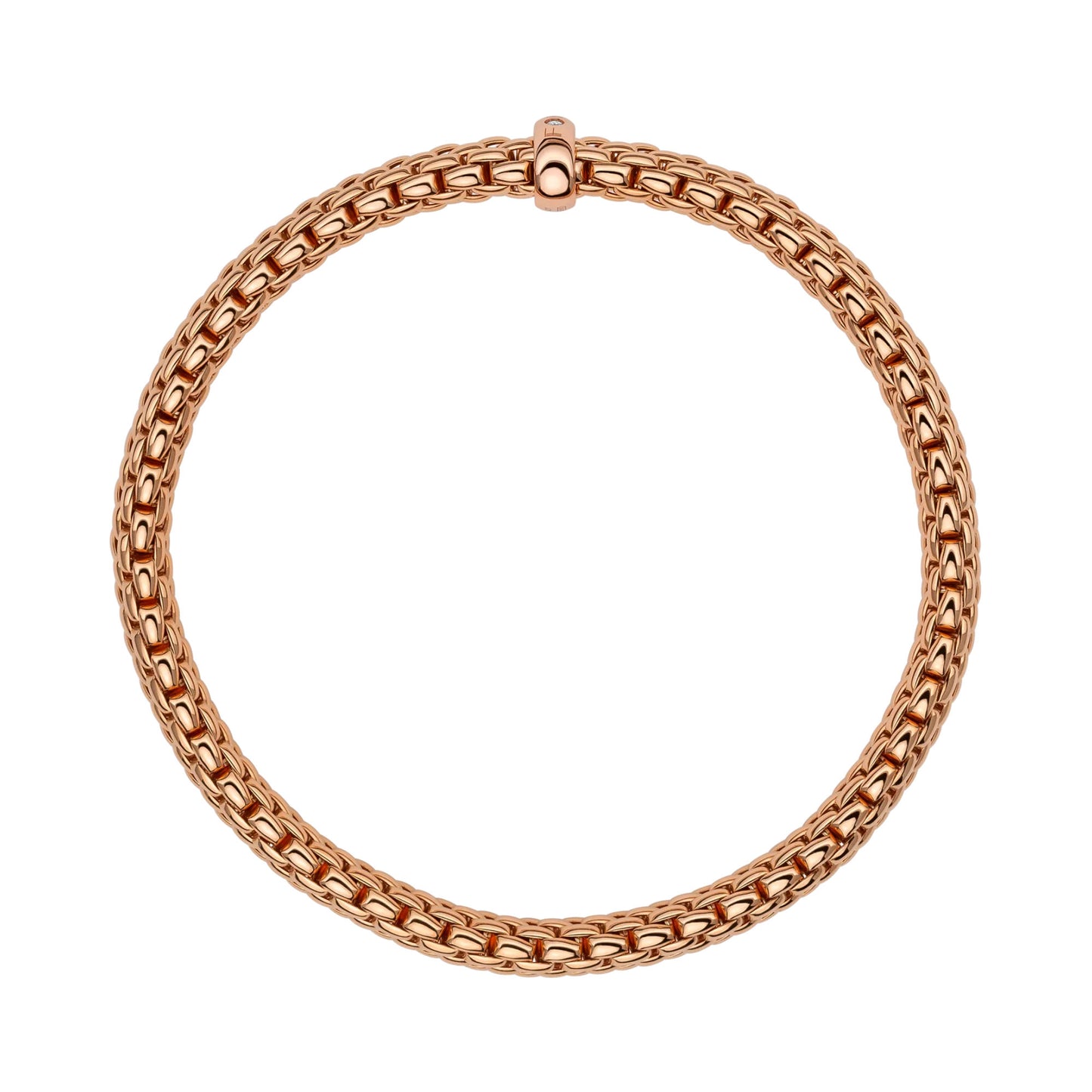 Vendôme Flex'it Armband mit weißen Brillanten, Roségold • Diamant von FOPE (01M02BX_BB_R_XRX_0XS)