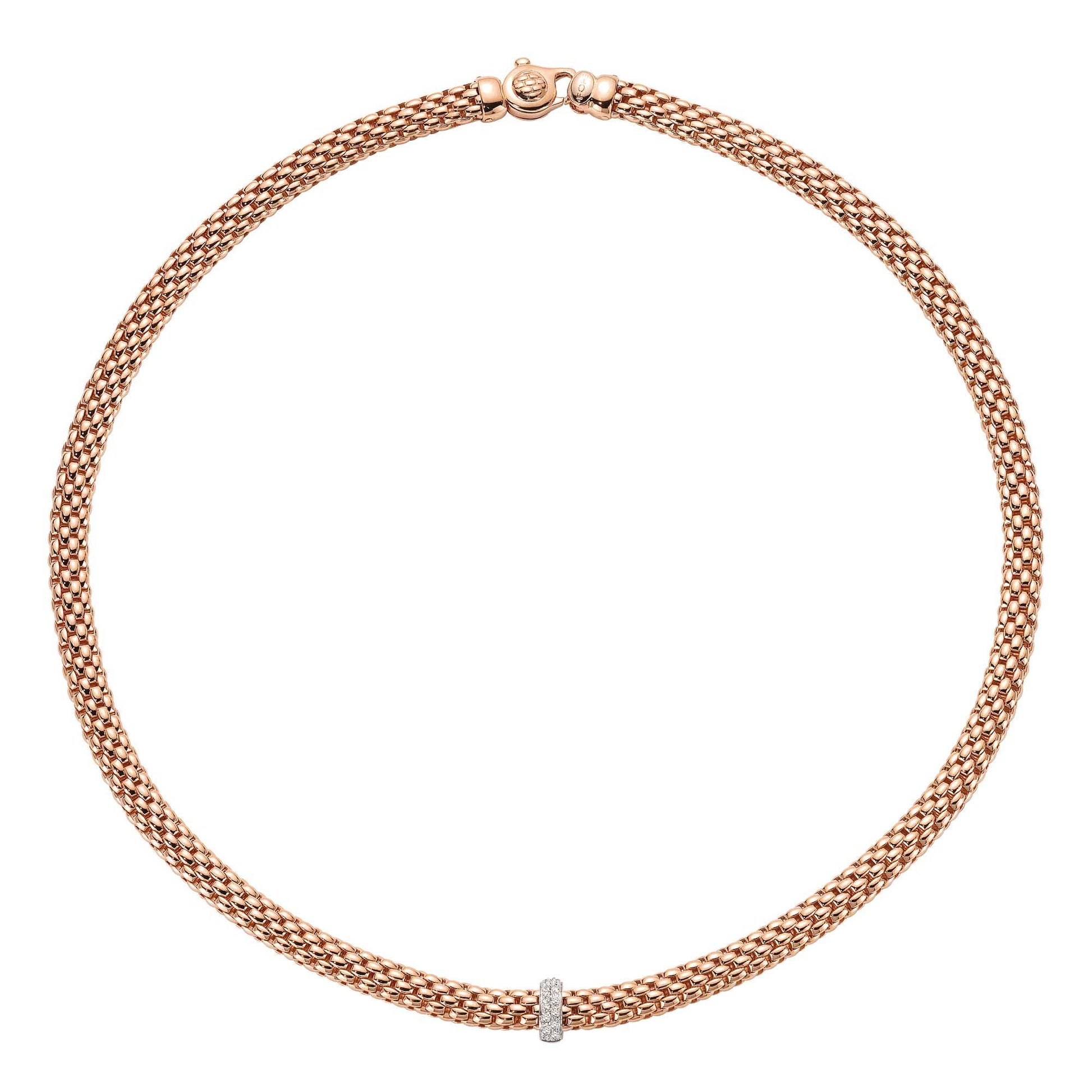 Vendôme Flex'it Collier, Bicolor-Gold • Diamant von FOPE (56002CX_BB_R_XBX_043)