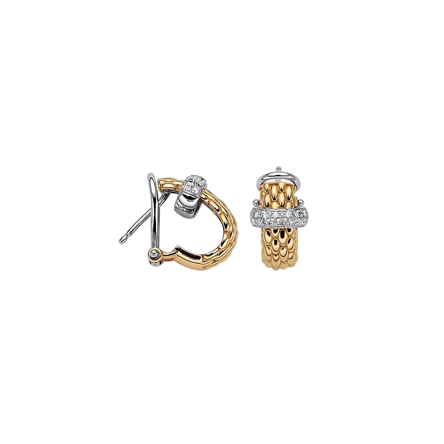 Vendôme Flex'it Ohrringe, Bicolor-Gold • Diamant von FOPE (56002OX_BB_G_XBX_000)