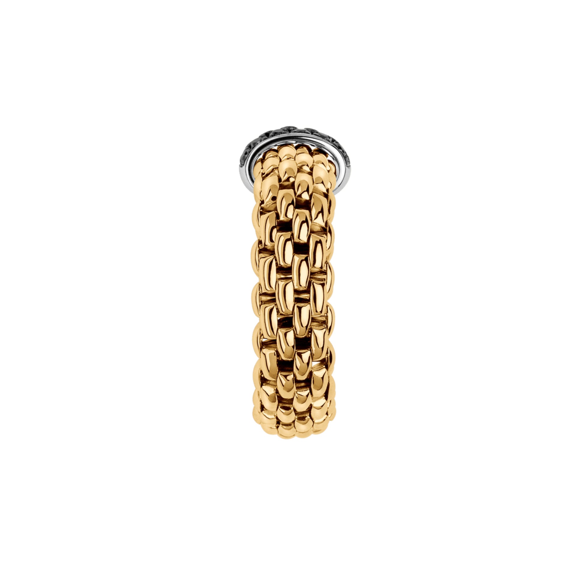 Vendôme Flex'it Ring mit schwarzen Diamanten, Bicolor-Gold • Diamant von FOPE (55902AX_BN_G_X1X_00S)