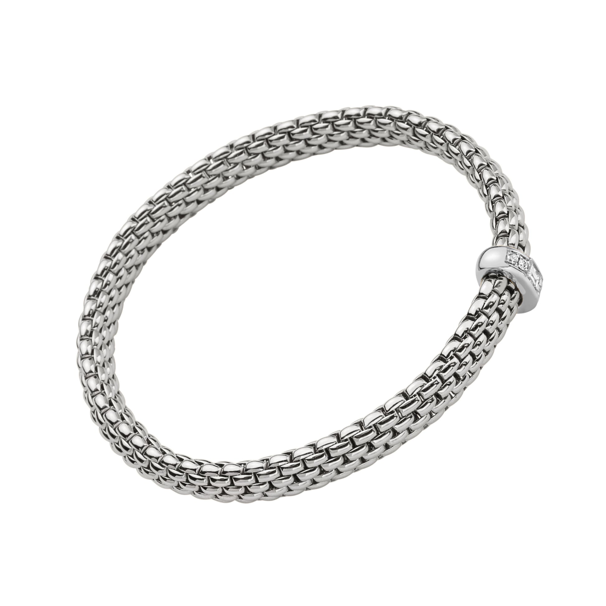 Vendôme Flex'it Armband mit Diamanten, Weißgold • Diamant von FOPE (58302BX_BB_B_XBX_0XS)